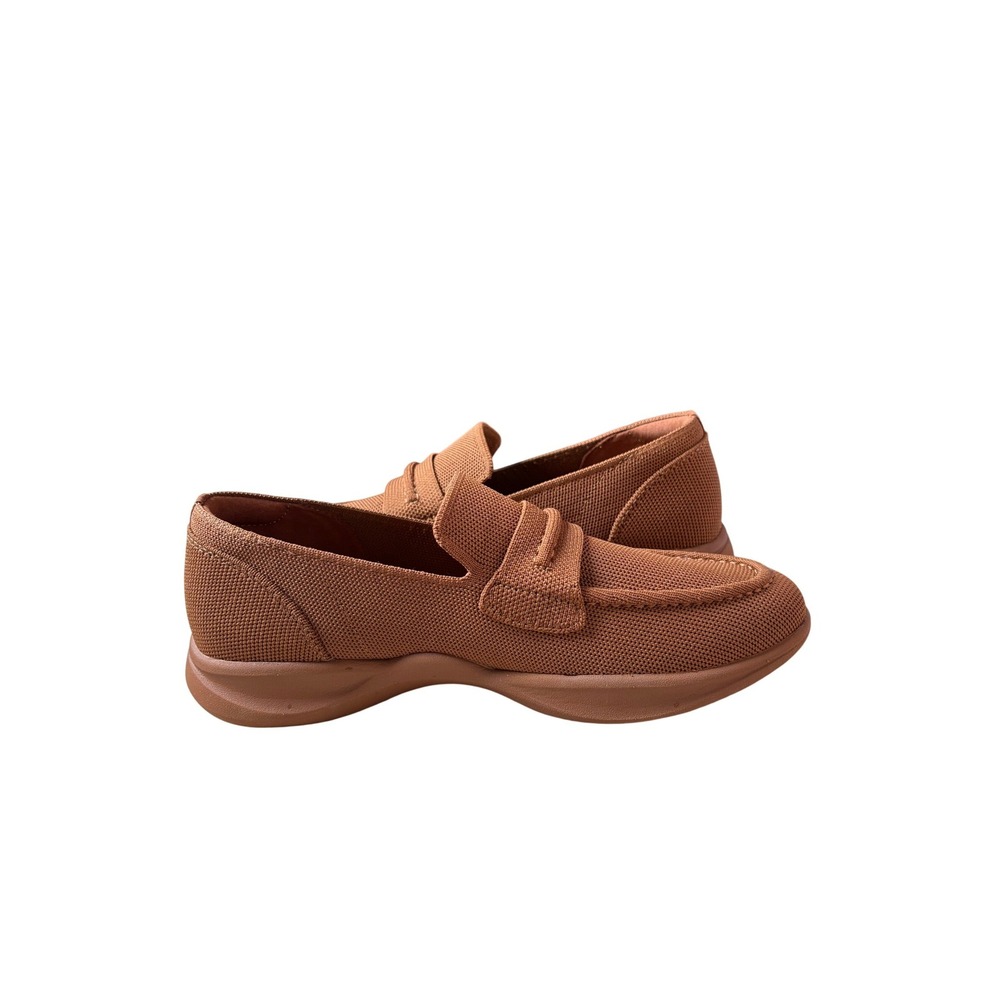 Vivaia Brown Knit Walker Pro Hybrid Penny Loafersn US 8 EU 39 Slip On Flats NEW - Picture 5 of 10